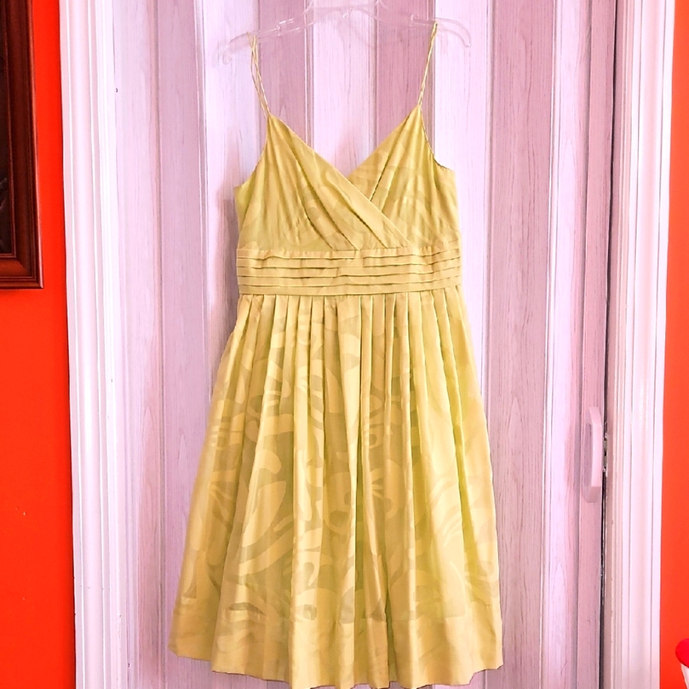 Elegant Lime Green Dress